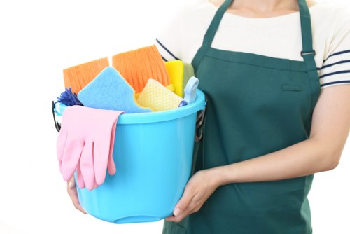 Office cleaning service for a workplace in E9 with desks and shared areas