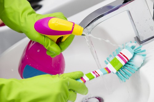Professional carpet cleaning in a retail or hospitality setting in E9